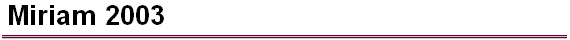  Miriam 2003 